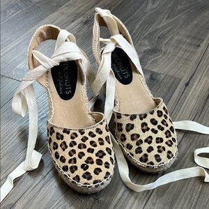 Coconuts by Matisse Brown and Cream Espadrille